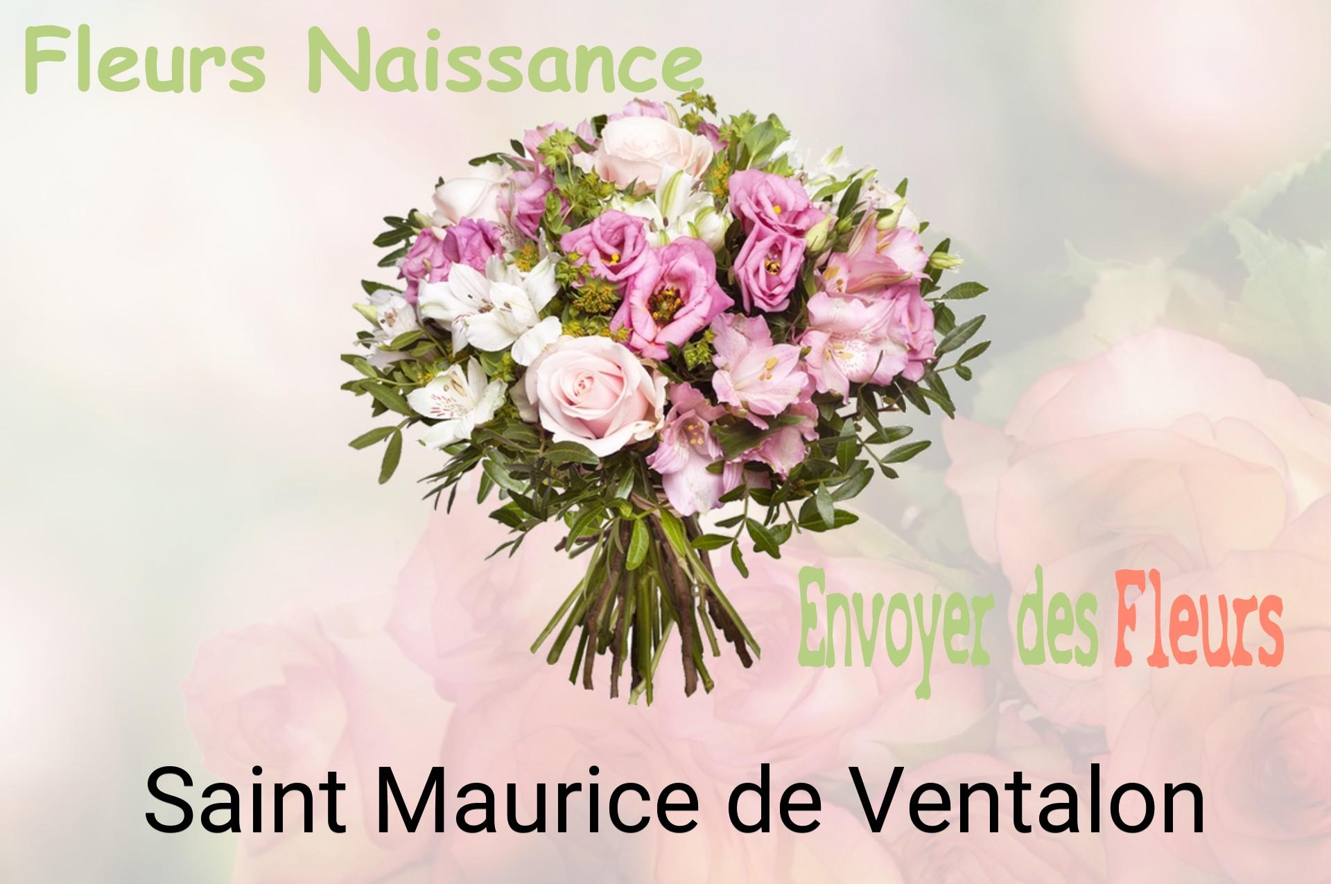 Bouquet de fleurs de naissance livré à Saint-Maurice-de-Ventalon
